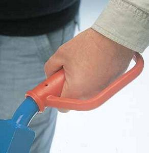 Sack Truck Protective Hand Grips - Red Heavy Duty Sack Trucks | Pneumatic Tyred Sack Trollies | Industrial Sack Trucks 39/25mm tube safety hand grips.jpg